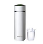 Nuby RapidCool Portable Baby Bottle Maker - with Milk Powder Dispenser and Digital Lid - Ideal for Travel Bottles and Night Feeds - Stainless Steel - Image 2