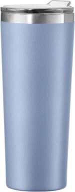 OGGI ThermoTumbler Stainless Steel Insulated Tumbler- Double Wall Vacuum Insulated w/Handle & Lid, Coffee Cup, Camping Mug, Travel Thermos, 24oz(700ml), Blue - Image 2