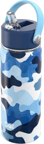 OISIZ 18oz Kids Water Bottle with Straw Lid, Vacuum Insulated Water Bottle 316 Stainless Steel Bottles for Kids for School, Leakproof Water cups, BPA Free and Keep Cold for 24 Hours,Easy to Clean - Image 2