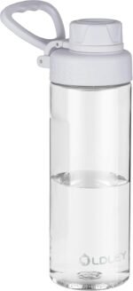 OLDLEY Water Bottles 20oz BPA Free Tritan Water Bottle with Carry Handle and Spout Lid, Leakproof Kids Water Bottle for Home,Travel, School, Outdoors, Transparent - Image 2