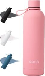 OONA Insulated Stainless Steel Water Bottle 25 oz, Leak-Proof, BPA-Free with Carrying Loop, Gym Water Bottle for Women, Keeps Drinks Hot or Cold for 12 Hours, Travel Friendly (Pink) - Image 2
