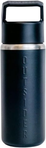 OUTSIDER Stainless Steel Vacuum Insulated Water Bottle–Thermos with Copper Clad Inner Lining – BPA Free and Leak Proof, Great Travel Tumbler for Outdoor, Home, Office – 26 ounces, Black - Image 2