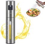 Olive Oil Sprayer for Cooking, Olive Oil Mister Spray Bottle for Cooking, Oil Dispenser Spritzer Bottle for Kitchen, SUS304 Stainless Steel, 100ml, Leak-Proof and Portable. - Image 2