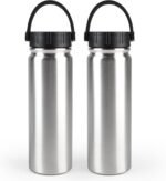 Olympia Tools 24oz Insulated Water Bottles Bulk 2 Pack,Stainless Steel Double Wall Sport Bottle with Lid,Metal Reusable Thermoses Cup with Hand Cap for Cyclists,Hikers (Set of 2) - Image 2