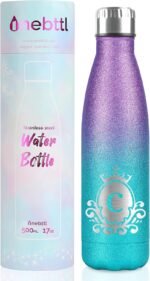 Onebttl Personalized Water Bottles for Girls, Girly Gifts for Teens, Tweens, Women on Birthday, Christmas, Cute Insulated Bottles With No Straw for School, C - Image 2