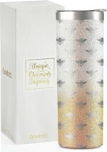 Onebttl Unique Bee Gifts for Women, Girls - 20 oz SS304 Stainless Steel Tumbler With Lid and Straw - Themed Cup for Her on Birthday, Holidays - Bee Pattern - Image 2