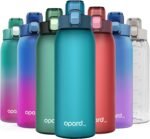 Opard 30oz/32oz Sports Water Bottle with Leak Proof Flip Top Lid BPA Free Tritan Reusable Plastic for Gym and Outdoor, Travel Water Bottle - Image 2