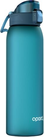 Opard 32oz Plastic Water Bottle Dishwasher Safe, Leakproof Flip-Top Lid, BPA Free Tritan, Wide Mouth Reusable Sports Water Bottle for Gym Hiking Commuting Outdoor Travel and School - Image 2