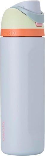 Owala FreeSip Insulated Stainless Steel Water Bottle with Straw for Sports, Travel, and School BPA-Free Sports Water Bottle, 24 oz, Beach House - Image 2