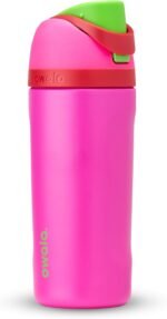 Owala Kids FreeSip Insulated Stainless Steel Water Bottle with Straw, BPA-Free Sports Water Bottle, Great for Travel, 16 oz, All the Berries - Image 2