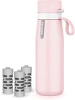 PHILIPS Water Bottle with Filter, Filter Water Bottle Stainless Steel with GoZero Everyday BPA-Free Tap Water Filter, Water Filter Bottle Keep Drink Cold 24 Hours, 3 Filters for 120 gal / 6 Months - Image 2