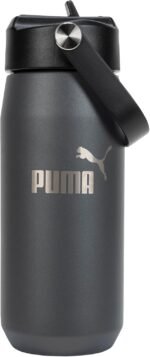 PUMA Evercat 18 oz Elate Flip Top Bottle, Dark Grey, OS - Image 2