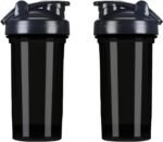 Personalized Fitness Shake Cup 18oz Custom Sports Water Bottles with Photo Name Text Image Customized Outdoor Sport Cups for School Home Office Travel Gym, BlackV - Image 2