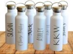 Personalized Insulated Water Bottle 25oz (750ml) Premium Quality Stainless Steel Double Wall Vacuum Elemental Bottle BEST for Birthday Gift, Holiday Gift, Valentine Gift - 20 designs to choose from - Image 2