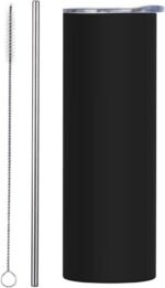 Personalized Tumbler Add Your Own Photo Name Text Logo Customized Print Picture Cups Custom Skinny Tumblers Gifts for Dad Mom Husband Wife Friends Christmas Birthday, White No Custom - Image 2