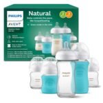 Philips Avent Glass Natural Bottle with Natural Response Nipple, Baby Gift Set, SCD858/01 - Image 2