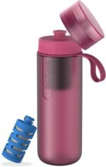 Philips Water GoZero Active BPA-Free Water Bottle with Fitness Tap Water Filter, Sport Squeeze Water Bottle, Lightweight, 24 oz with Fitness Filter, Plum - Image 2