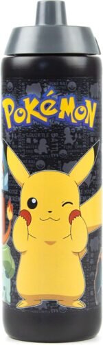 Pokemon Water Bottle Pikachu 724ml Plastic Sports Drink Cup One Size - Image 2