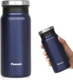 Portable 14oz Coffee Thermos Travel Coffee Tumbler Stainless Steel Insulated Vacuum Bottle for Hot and Cold Drinks Leak Proof Travel Mug with Lid On the Go Cup - Image 2