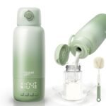 Portable Bottle Warmer, 17oz Fast Heating Baby Bottle Warmer for Breast Milk, Formula & Water, Long-Lasting Heat Retention Travel Milk Warmer for Car and On-The-Go, Green - Image 2