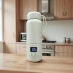 Portable Bottle Warmer for Travel, 11 Ounces Portable Baby Bottle Warmer with Fast Heating & Long Battery Life, Adjustable Temp & Keep Warm for Water and Milk, Meets One-Day Feeding Needs (Green) - Image 2