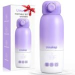 Portable Bottle Warmer for Travel - 12oz Portable Milk Warmer with Dual Heating Modes for Breast Milk & Water Fast Heating Smart Temperature Control for Outdoor Activities and Nighttime Feeding - Image 2
