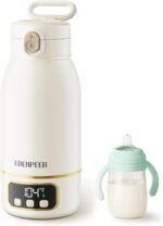 Portable Bottle Warmer for Travel, 17 OZ Formula Warmer On The Go, Milk Warmer with Precise Temperature Control for Breastmilk Water, with Fast Heating & Long Battery Life - Image 2