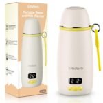 Portable Bottle Warmer for Travel, 212℉ Boil & 149℉ Pasteurization, 17.5oz Milk Warmer for Baby with Temp Control, 16000mAh Bottle Warmer On The Go, Portable Milk and Water Warmer - Image 2