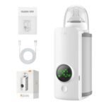 Portable Travel Baby Cordless Bottle Warmer,Baby Breastmilk and Formula Bottle Warmer,6000 mAh Rechargeable Battery,Digital Display Temperature Water Warmer On The Go,Feeding-Friendly Baby Essentials - Image 2