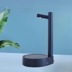 Portable Water Bottle Dispenser Pump Smart USB Charging Desktop Water Dispenser Water Dispenser with 7 Levels of Intelligent Quantitative Water for Home Office Outdoor (Blue) - Image 2
