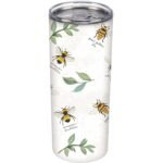 Primitives by Kathy Bee Species & Greenery Design Stainless Steel Coffee Tumbler Thermos 20 Oz - Image 2