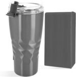 Primula Peak Hot or Cold Vacuum Sealed Triple Layer Copper Technology Tumbler with Matching Colored Gift Box, 20 Ounce (Gunmetal) - Image 2