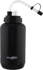 Pro Impact Squeezable Water Bottle with Bendable Long Straw and Spray cap - LDPE BPA Free Plastic - Hydration for Baseball Hockey Gym MMA Yoga Boxing Cycling Softball Football Lacrosse (35.5 Oz.) - Image 2