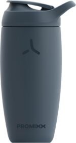Promixx Pursuit Shaker Bottle Insulated Stainless Steel Water Bottle and shaker Cup, 18oz, Midnight Blue - Image 2
