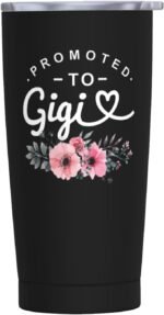 Promoted To Gigi 20 OZ Vacuum Insulated Tumbler with Leak-Proof Lid - Funny Gift for Grandma, Nana, Mimi, Grammy, New Grandma to Be - Birthday, Mothers Day, Christmas - Image 2