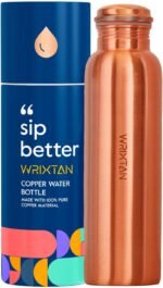 Pure Copper Water Bottle – 1 Liter (34 Oz), Leak-Proof & Handcrafted, Durable & Eco-Friendly – Ideal for Office, Travel, Gym, Yoga, and Everyday Hydration - Image 2