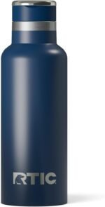 RTIC 16oz Journey Water Bottle Ceramic Lined Metal Stainless Steel Vacuum Insulated, BPA Free, Reusable, for Water, Hot and Cold Drinks, Travel, Sports, Camping, Navy - Image 2