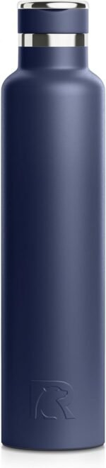 RTIC 26oz Journey Water Bottle Ceramic Lined Metal Stainless Steel Vacuum Insulated, BPA Free, Reusable, for Water, Hot and Cold Drinks, Travel, Sports, Camping, Navy - Image 2