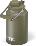 RTIC Half Gallon Outback Jug, Stainless Steel, Ceramic Lined Insulated Water Bottle with Lid and Handle, BPA-Free, Double Wall Vacuum Insulation, Olive - Image 2