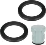 Replacement Seal Ring,2 Pack Black Silicone Sealing Ring Compatible with Stanley Classic Stainless Steel Vacuum Bottle Stopper (1.1 QT/1.5QT/2 QT) - Image 2
