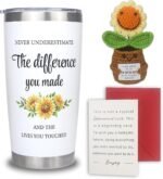 Retirement Gift for Women Men, 20 Oz Stainless Steel Tumbler，Thank You Gifts for Coworkers, Friends, Family, Teacher, Nurse - Image 2