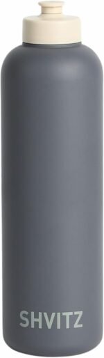 SHVITZ Sports Water Bottle - Soft-Touch Squeezable Body with One-Hand Spout- Lightweight, No Spill Water Bottle, for Gym, Cardio & Outdoor Sports - BPA Free - Water Bottle for Active Lifestyle - 24oz - Image 2