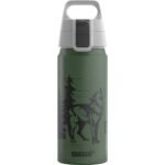 SIGG - Aluminium Water Bottle for Children - WMB One Brave Wolf - Suitable for Carbonated Drinks - Leak-Proof - Light as a Feather - BPA-Free - ClimatePartner Certified - Sports & School - Green - 0.6 - Image 2