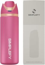 SIMPLEFY 32oz Insulated Stainless Steel Water Bottle with Straw and Locking Lid – BPA-Free, Leak-Proof, Double Wall Travel Tumbler for Sports, Gym, and Everyday Use - Image 2
