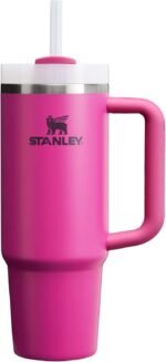 STANLEY Quencher H2.0 Tumbler with Handle and Straw 30 oz | Flowstate 3-Position Lid | Cup Holder Compatible for Travel | Insulated Stainless Steel Cup | BPA-Free | Fuchsia - Image 2