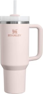 STANLEY Quencher H2.0 Tumbler with Handle and Straw 40 oz Flowstate 3-Position Lid Cup Holder Compatible for Travel Insulated Stainless Steel Cup BPA-Free Rose Quartz 2.0 - Image 2