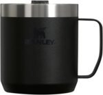 STANLEY Stay-Hot Camp Mug 12 oz | Press Fit Drink Through Lid | Cup for Coffee, Tea and Drinks | Insulated Stainless Steel Coffee Mug | BPA-Free | Black 2.0 - Image 2