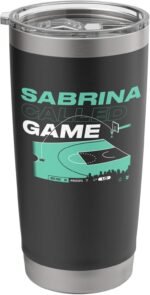 Sabrina Ionescu - Called Game from the Logo - NY Basketball Stainless Steel Insulated Tumbler - Image 2