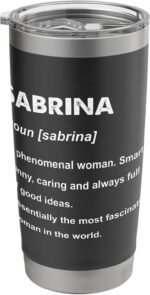 Sabrina Name Stainless Steel Insulated Tumbler - Image 2