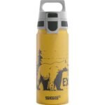Sigg - Aluminium Kids Water Bottle - WMB ONE Brave Bear - Suitable For Carbonated Beverages - Leakproof - Lightweight - BPA Free - Climate Neutral Certified - Yellow - 20 Oz - Image 2
